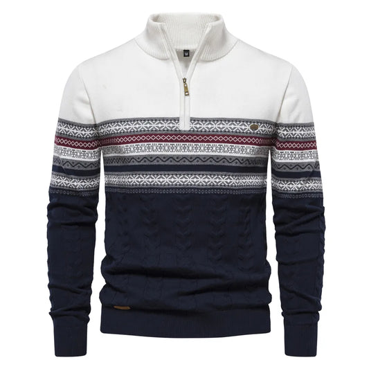 CASIMIER | SWEATER MET RETRO PATRONEN